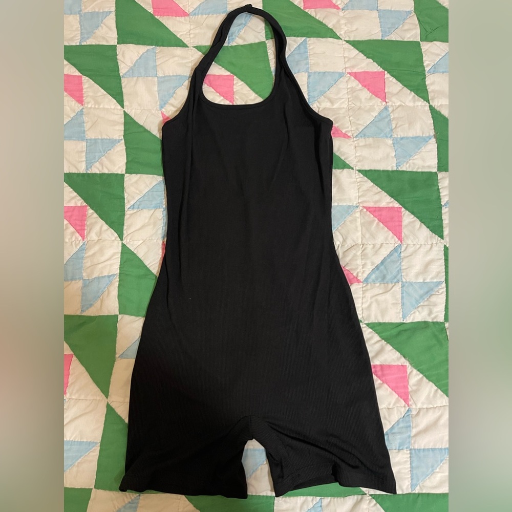 Black shirt one piece